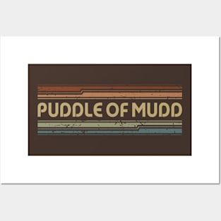 Puddle of Mudd Retro Lines Posters and Art